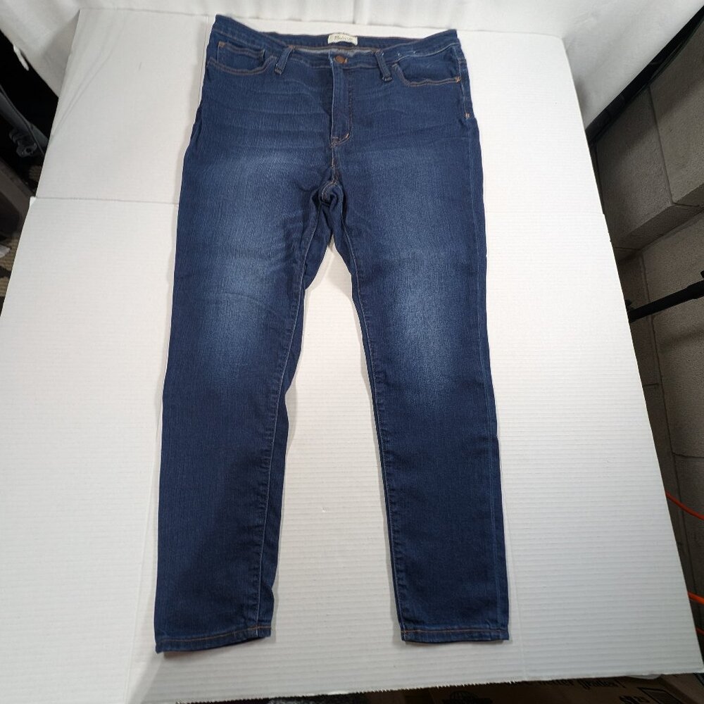 Madewell 9 inch Mid-Rise Skinny Women's 34 Blue Jeans Dark Wash
